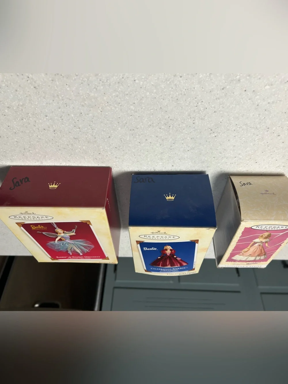 Hallmark Keepsake Barbie Ornament Lot of 5 Vintage Collectible